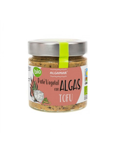 Pate vegetal con algas y tofu Bio 180g Algamar